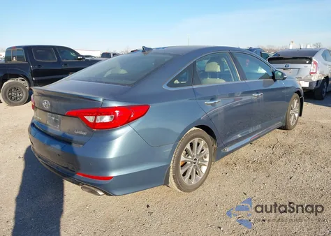 2017 Hyundai Sonata Limited from USA, damaged, VIN 5NPE34AF1HH458099